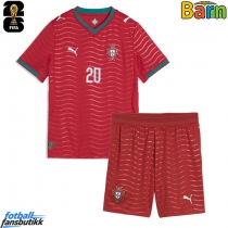 Portugal Joao Cancelo #20 Hjemmedraktsett Barn EM 2024 Kortermet (+ Korte bukser)